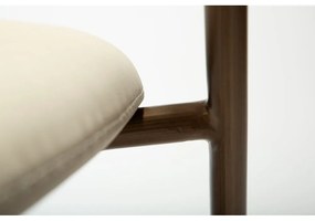 Трапезен стол от имитация на кожа в цвят слонова кост Zone – DAN-FORM Denmark