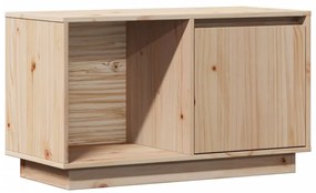 814334 vidaXL ТВ шкаф, 74x35x44 см, бор масив