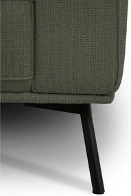 Тъмнозелен шенилов ъглов диван (ляв ъгъл/L форма) Amsterdam – Scandic