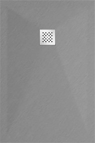 Mexen Stone+ ректикулиран композитен душ кабина 120 x 100 см, сив-бетон - 44611012