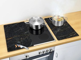 Капаци за печки от закалено стъкло в комплект от 2 броя 52x30 cm Marble - Allstar