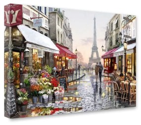 Картина на платно Акварел I, 60 x 80 cm Paris - Styler