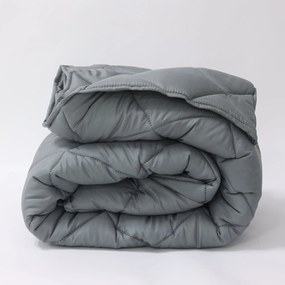 Лятна олекотена завивка за спалня Елинор Тъмно сиво 200/210 см.
