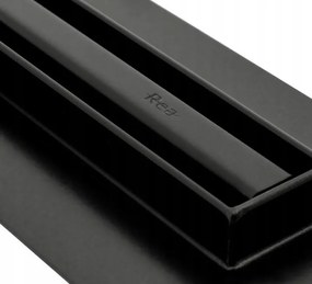 Линеен сифон Rea NEO Slim Pro Black 100