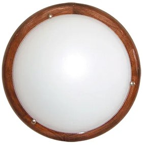 Плафониера ДЪРВО КРЪГ, ø400, палисандър, 2xE27