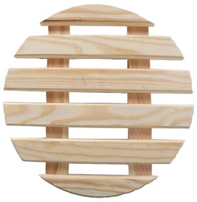 Дървена подвижна стойка за саксии ø 29 cm (височина 8 cm) Indoor – Esschert Design