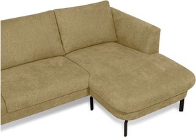 Ъглов диван в цвят горчица (десен ъгъл) Gomero – Scandic