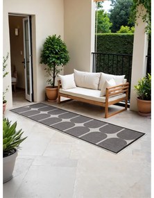 Черно-бялa пътека за открито и закрито 80x250 cm Duet Bowen – NORTHRUGS