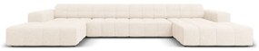 Кремав ъглов диван (U-образен) Chicago - Cosmopolitan Design
