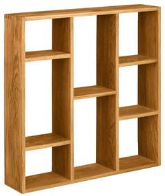 На няколко нива стенен рафт от масивен дъб в естествен цвят 15 cm Townsville – House Nordic