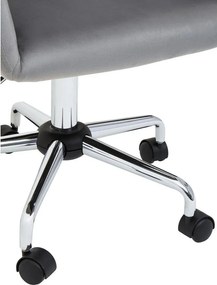 Сив тапициран офис стол Brent – Premier Housewares