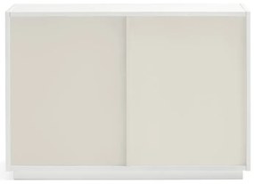 Бял нисък скрин с чекмеджета 100x70 cm Doric - Teulat