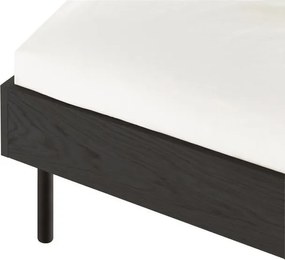 Черно двойно легло 200x200 cm тапицирано/ПДЧ с включена подматрачна рамка Streiko – noo.ma