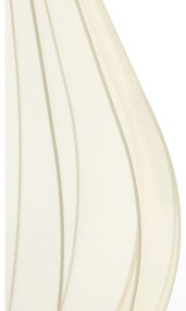 Бежово висящо осветително тяло с текстилен абажур ø 38 cm Itela – Light &amp; Living