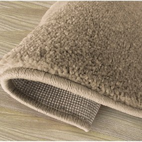 Кръгъл килим с бежов цвят Ширина: 60 ​​см | Дължина: 60 ​​см