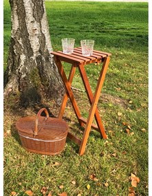 Градинска маса за съхранение от масивен евкалипт 27x29 cm Yakima – Garden Pleasure