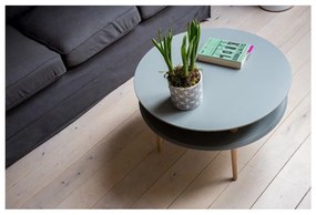 Тъмно сива масичка за кафе UFO, Ø 70 cm Ufo - Ragaba