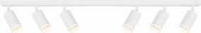 Линеен спот за таван KING, бял, 6хGU10