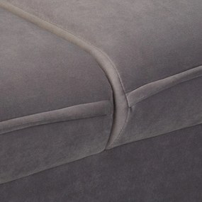 Сив кадифен диван 138 cm Juli – Ropez
