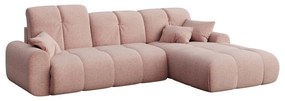 Розов разтегателен диван Devichy , десен ъгъл Tous - devichy