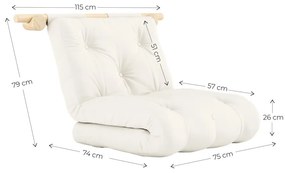 Ленено кресло в естествен цвят Hooked – Karup Design