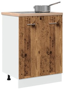 856074 vidaXL Долен шкаф "Lyon", старо дърво, 60x46x81,5 см, инженерно дърво