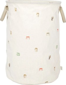 Кремава текстилна детска кошница за играчки ø 54x38 cm Moira – OYOY Mini