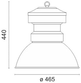 Звънец LED SMD 582-Диаметър: 46,5 височина: 44