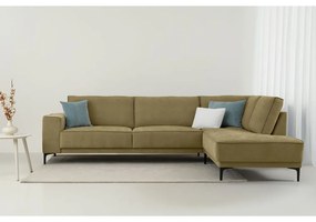 Зелен ъглов диван (десен ъгъл) Copenhagen – Scandic