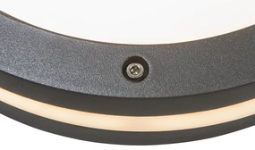 Интелигентна стенна и таванна лампа тъмно сива с Wi-Fi A60 - Glow