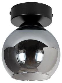 Плафон ЛАГО, черен/сив, 1xE27