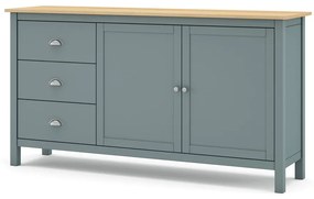 Скрин сиво-зелен от масивен бор 150x80x40 cm Misti – Marckeric