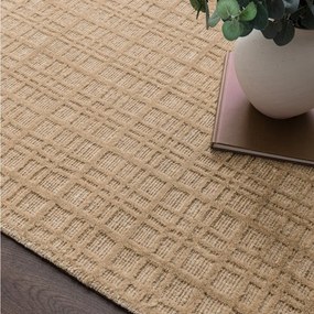 Бежов ръчно изработен килим със смес от вълна 200x290 cm Thatch Honey – Asiatic Carpets