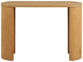 Конзолна маса от декор от дъб в естествен цвят 38x114 cm Bibione – House Nordic