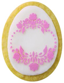 Комплект за великденска декорация Dr.Oetker 1879, 5 части, 4 декорации, 1 формичка, Неръждаема стомана, Сребрист