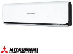 Инверторен климатик Mitsubishi Heavy Industries SRK25ZSX-WB/SRC25ZSX-W, 9000 BTU, 20 м2, A+++/A+++, 3D Auto, R-32, Бял/Черен