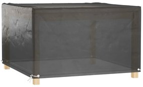 3155342 vidaXL Покривала за мебели 2 бр 8 капси 125x125x75 см квадратни