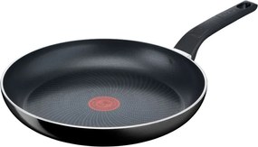 Тиган Tefal C2720653 Start&Cook, 28 см, Титаниево покритие, Thermo-signal, Thermo-Fusion, Индукция, Черен