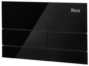 Бутон за тоалетна K011A-Q Rea T Black Glass