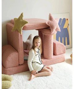 Зелена детска възглавница за диван от букле Star – Wigiwama