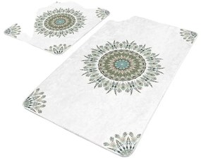 Бели изтривалки за баня в комплект от 2 броя 60x100 cm - Mila Home