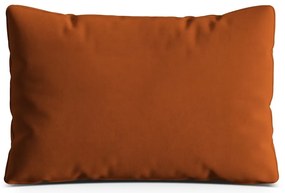 Теракотена кадифена възглавница за диван Kemi – Cosmopolitan Design