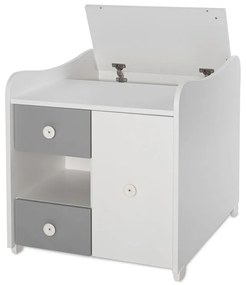 LORELLI Classic Трансформиращо се легло-люлка 190/72 см. MINI MAX БЯЛО/STONE GREY