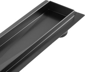 Линеен сифон REA Neox pro Black 90