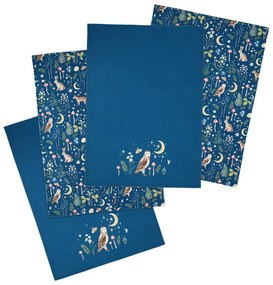 Памучни кърпи за съдове в комплект от 4 бр. 50x70 cm Enchanted Twilight Animals – Catherine Lansfield