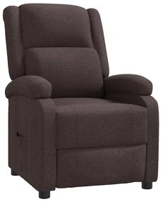 342423 vidaXL Наклоняем стол, тъмнокафяв, текстил