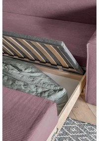 Розов разтегателен диван 168 cm Lucky Lucy - Miuform