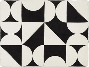 Черно/кремаво одеяло 150x200 cm Tul – noo.ma