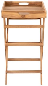 Градинска маса за сервиране от масивно тиково дърво 29x39 cm Ronda – House Nordic