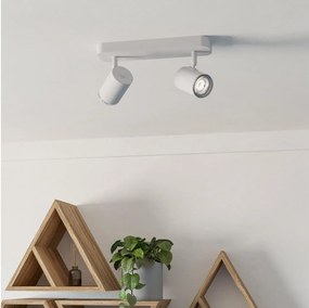 Eglo 300575 - Точково осветително тяло за баня CONSUMA 2xGU10/5W/230V IP44 бяло